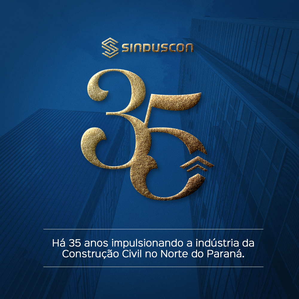 Sinduscon lança selo comemorativo para celebrar 35 anos da entidade